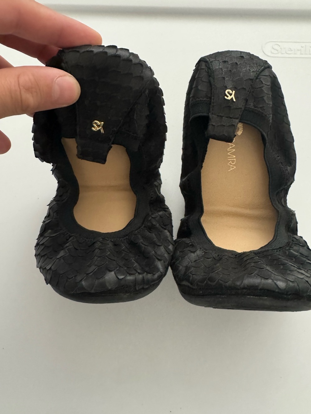 YOSI SAMRA Python ballet flat - Picture 2 of 2